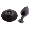 MALESATION Alu-Plug with suction cup large, black