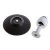 MALESATION Alu-Plug with suction cup small, chrome