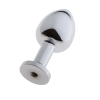 MALESATION Alu-Plug with suction cup small, chrome