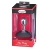 MALESATION Alu-Plug with suction cup small, chrome