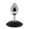 MALESATION Alu-Plug with suction cup large, chrome