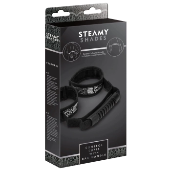 STEAMY SHADES Control Cuffs with Bag Handle