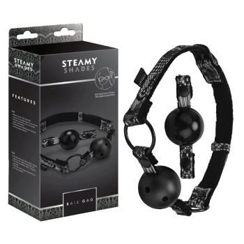 STEAMY SHADES Ball Gag mit Plastik- und Silikon-Ball