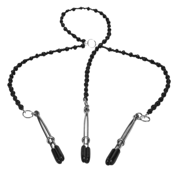 STEAMY SHADES Y-Style Deluxe Beaded Nipple Clamps