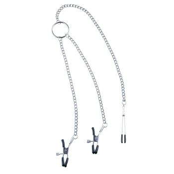 STEAMY SHADES Adjustable Nipple Clamps and Tweezer Clit Clamp