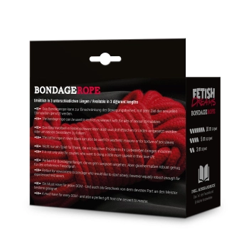 Fetish Dreams Bondage Rope 10m Red