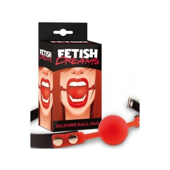 Fetish dreams silicone ball gag red