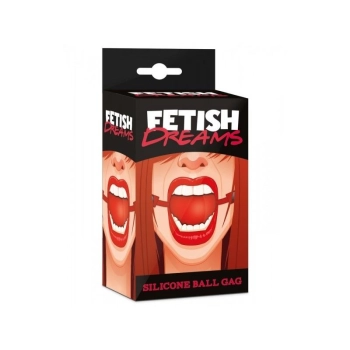 Fetish dreams silicone ball gag red