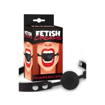 Fetish Dreams Silicone Ball Gag black