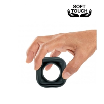 Mr.Cock Square Silicone Cockring black