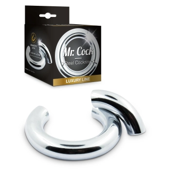 Mr.Cock Luxury Line Steel Cockring Magnetic Lock 45mm