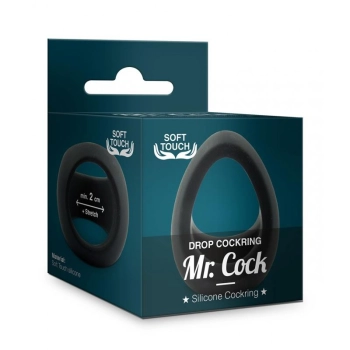 Mr. Cock Drop Silicone Cockring black