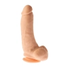 Grube żylaste cieliste dildo z przyssawką 23 cm