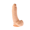 Grube żylaste cieliste dildo z przyssawką 23 cm