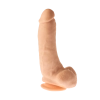 Grube żylaste cieliste dildo z przyssawką 23 cm