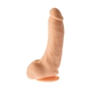 Grube żylaste cieliste dildo z przyssawką 23 cm