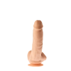 Grube żylaste cieliste dildo z przyssawką 23 cm