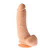 Grube żylaste cieliste dildo z przyssawką 23 cm