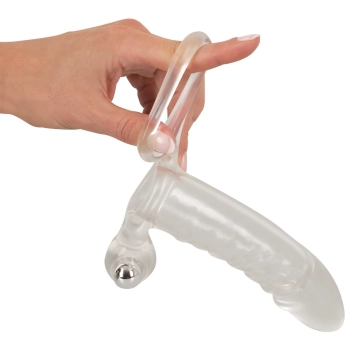 Crystal Clear Vibrating Sleeve