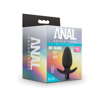 ANAL ADVENTURES SILICONE SADDLE PLUG