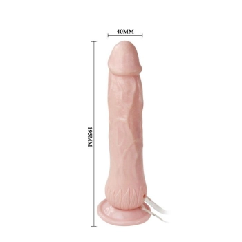 Realistyczne dildo wytrysk sztuczny członek 19cm