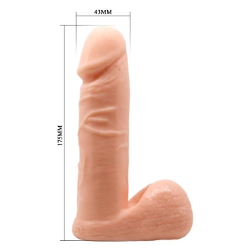 Uprząż dildo strapon lesbijskie penis członek 17cm