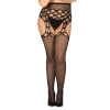 Garter stockings pończochy obsessive s816 xl/xxl