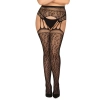 Pończochy garter stockings obsessive s817 xl/xxl