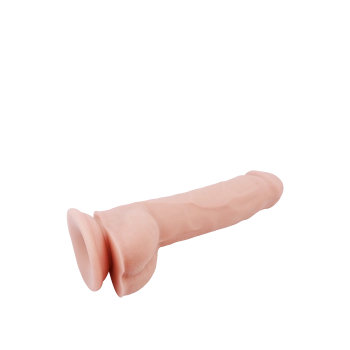 Dildo duże żylaste penis z mocną przyssawką 23 cm