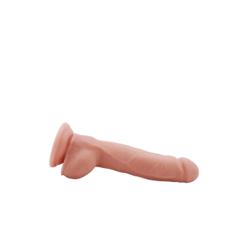 Dildo duże żylaste penis z mocną przyssawką 23 cm