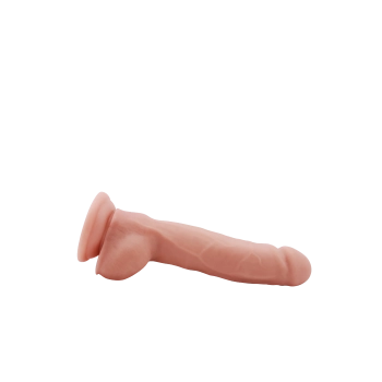 Dildo duże żylaste penis z mocną przyssawką 23 cm