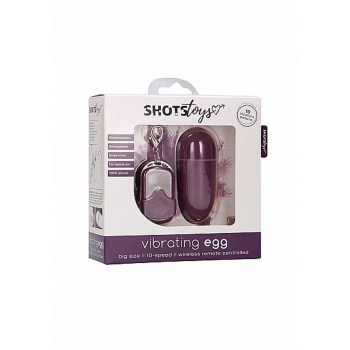 10 Speed Remote Vibrating Egg - Big - Purple