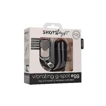 Wireless Vibrating G-Spot Egg - Big - Black