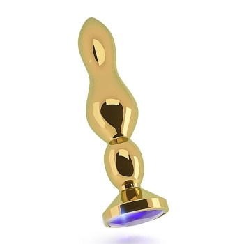 R4 - Gold Plug - 4,8 Inch - Purple Sapphire