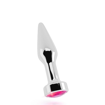 R9 - Silver Plug - 3,9 Inch - Pink Sapphire