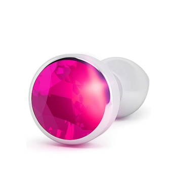 R9 - Silver Plug - 3,9 Inch - Pink Sapphire