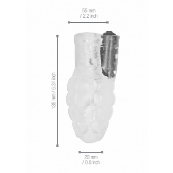 No.22 - Stroker - with vibrating bullet - Translucent