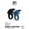 Bunny Cockring with Stimulating Ears- Black