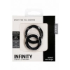 Infinity - Thin - M and L Cockring - Black