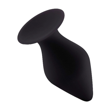 Butt Plug with Suction Cup - Small - Black