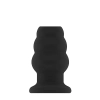 No.49 - Small Hollow Tunnel Butt Plug - 3 Inch - Black