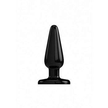 Czarny silikonowy korek analny zatyczka plug 7,5cm