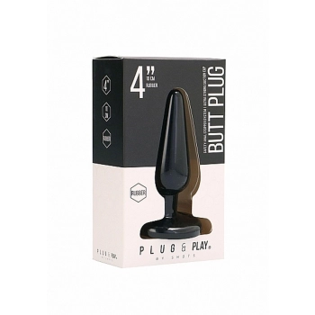 Butt Plug - Basic - 4 Inch - Black