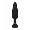 GILLES medium cork butt-plug with handles - Black