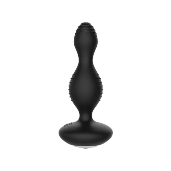 E-Stimulation Vibrating Buttplug - Black