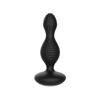 E-Stimulation Vibrating Buttplug - Black