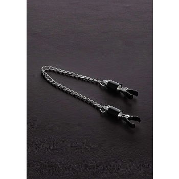 Barrel Tit Clamps with Chain (pair)