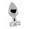 Lucky Diamond Plug - 3.75 Inch - Silver