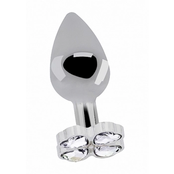 Lucky Diamond Plug - 3.75 Inch - Silver