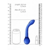 Szklane wodoodporne dildo do anusa i pochwy 18,5cm